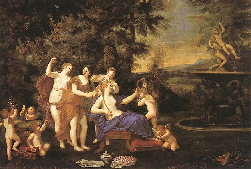 Albani  Francesco Venus Attended by Nymphs and Cupids china oil painting image